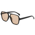 Big Frame Pair Bridge Men Sunglasses 2025 New Import Fashionable Retro Square Sun-Proof Women Street Snap Versatile Sunglasses