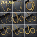 Western Italy 750 Mark Magazine Round Band String Knot Twist Band Shape Motif Necklace Bracelet Set Export Bestseller