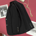 Women's Fall Korean Casual Blazer 2026 - Black