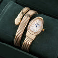2024 New Snake Shape Bangle Watch Cross-Border Export Bestseller Factory Wholesale Women Bangle Watch Quartz Watch