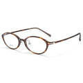 Korean Style Artsy Oval Round F9510ZM Book Nerd Frame Fashionable Cat-Eye Glasses Frame Women Cinnabar Sun Glasses Wholesale