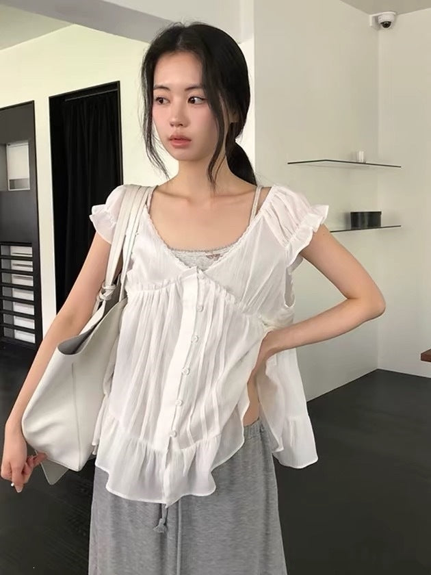 Summer Korean K-Pop V-Neck Shirt