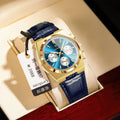 Swiss Brand New Multifunction Mens Watch Belt Ultra Thin Quartz Watch Live Export Bestseller Drop Ship