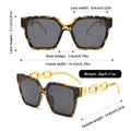 Big Frame Square Sunglasses UV-Proof Trendy New EU/US Import Fashionable Influencer Street Snap Versatile Women Sunglasses