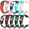 For Samsung Huawei watch Two-Tone Silicone 20mm / 22mm Sports Silicone Band