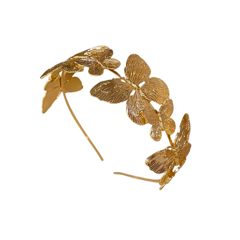 Elegant Metal Butterfly Headband - view 5
