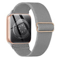 For appleiwatch Band Double-Sided Slant Pattern Adjustable Stretch Single Row Apple Nylon Woven Huawei GT6