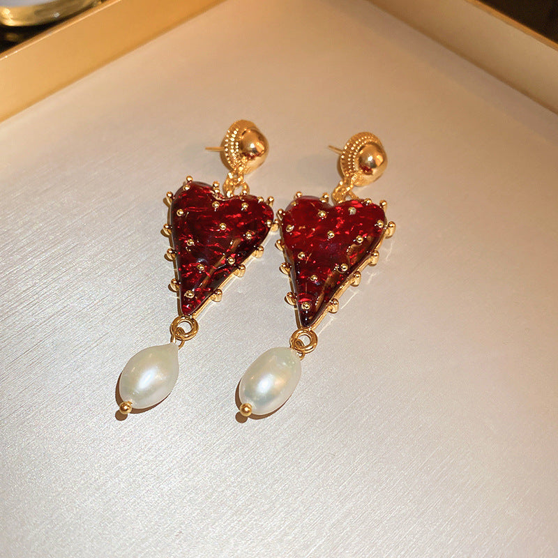 French Pearl Bow Two-Way Stud Earrings - view 9
