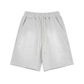 ARTIE Men's Spring/Summer Retro Brushed 360G Distressed Washed Loose Fit Shorts