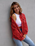 Women's Long Sleeve Mid-Length Long Jacket 2026 | Trendy Jacket - Violet