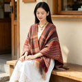 Women's Ethnic Shawl + Cape 2026 - Red