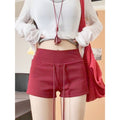 Women's Summer Sporty Trendy Drawstring Straight Leg Shorts + Pants 2026 - Black