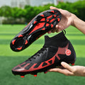 high-top football shoes for men with long nails and broken nails for students and children, professi
