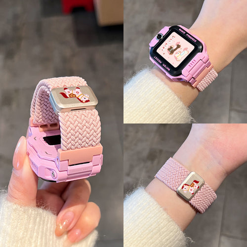 For Little Genius Phone Watch z12 Band z11z10z9z8 Magnetic Kids Smart Capable d3 Woven z7z6pro