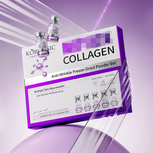 跨境KORMESIC胶原蛋白护理冻干粉套盒nesting box外贸厂家现货