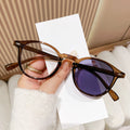 Small Round Presbyopia Glasses Retro Anti-Blue Women Fashionable Personality HD Stylish Youthful Men Elderly Reading Glasses