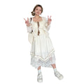 Women's Summer Bohemian Ethnic Lace Patchwork Dress + Camisole + Skirt 2-Piece Set 20