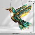 Hot selling beautiful bird acrylic living room courtyard pendant holiday scene decoration pendant gift