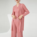 Office Fashion Pleated 3-Piece Set