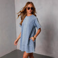 Casual Fashion Short Sleeve Loose Dress