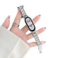 Fits Xiaomi Band 10 / 9 / 8nfc Band Summer New Ceramic Version Fine Style Full Diamond Metal Women Wrist Strap