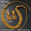 Vintage Jewelry Niche Light Luxury Artsy Versatile Multi-Layer Xiaomi Bead Necklace Flower Tassel 2-Piece Set
