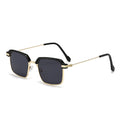 2024 New Retro Square Men Browline Frame UV-Proof Men Sunglasses Overseas Glasses Wholesale