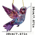 Hot selling beautiful bird acrylic living room courtyard pendant holiday scene decoration pendant gift