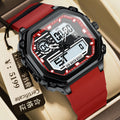 POEDAGAR Multifunction Digital Watch Mens Watch Waterproof Luminous Quartz Watch Live Export Bestseller Watch
