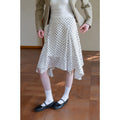 Spring Retro Casual High Waist Polka Dot Skirt