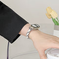 Fits Xiaomi Band 9 Band New 8nfc Version Smart Capable Sports Ceramic White 7 / 6 / 5 Leather Wrist Strap Metal Bracelet
