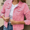 Women's Fashion Lapel Collar Cropped Neckline Jacket 2026 | Trendy Jacket - Black