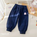 Girls' Rabbit Embroidery Sweatpants
