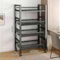 metal floor-standing multi-layer storage rack removable pots and iron kitchen storage racks for pots