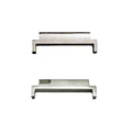 Universal 20 / 22mm Band Connector Fits Samsung Beige Lily Metal Stainless Medium Grain Rotation Connect Head Grain