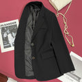 Women's Fall Korean Casual Blazer 2026 - Black