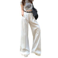 Slimming Relaxed High Waist Pleated Drapey Loose Pants