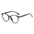 Photochromic Presbyopia Glasses Ultra-Light Style Contrast Bare Face Older Adults Fashionable HD Retro Round Anti-Blue-Light Reading
