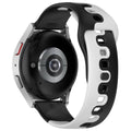For Samsung Huawei watch Two-Tone Silicone 20mm / 22mm Sports Silicone Band