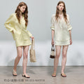 Summer Relaxed Tencel Skirt + Top 2-Piece Set