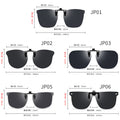 Beesfen Can Flip-Up Polarized Prescription Sunglasses Clip-On Driving Special Use Men UV-Proof Sunglasses Outdoor Sunshade