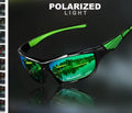 Overseas Style Men Polarized Sunglasses Trendy Iridescent Lens Outdoor Night Vision Driving Riding Sport