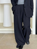 Fall Tencel Linen Cotton Blazer + Pants Set