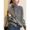 Women's Winter Knit Wool Sweater + Cardigan 2026 | Layered Cardigan - Pink