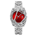 Y2K Year Original y2k Unique-Shaped Spider Web alabaster Western Premium Unisex Hip-Hop Waterproof Watch