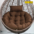 Free shipping hanging basket cushion hanging chair cushion single double cradle swing seat cushion removable and washable cloth cover hammock bird's nest cushion