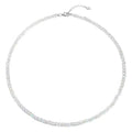 Cross-Border Hit Simple Fashionable Choker Western Trendy Dispatch Light Crystal Clavicle Chain Light Luxury Elegant Necklace Wholesale