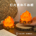 卡通篝火小夜灯led电子蜡烛灯卧室床头灯装饰氛围灯礼物桌面摆件