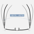 Beesfen P9211 Men Formal Glasses Frame Half-Rim Prescription Frame Full-Frame Optical Frame Metal Glasses Men