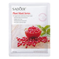 facial mask 25g sadoer plant fruit facial mask sheet foreign trade live broadcast skin care products